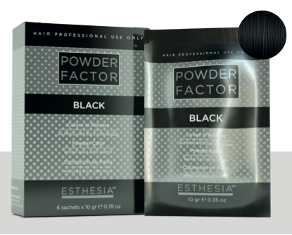 [EST45984] POWDER HAIR COLOR BLU BLACK